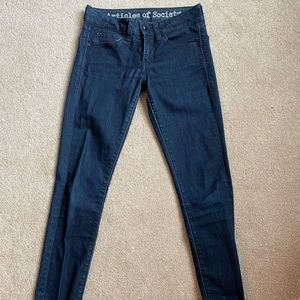 Nice, dark wash jeans!